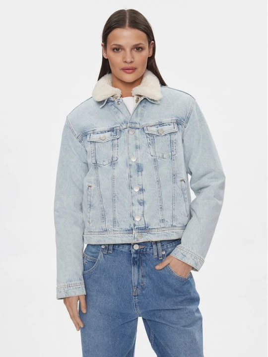 Zdjęcie produktu Tommy Jeans Kurtka jeansowa DW0DW16991 Niebieski Regular Fit