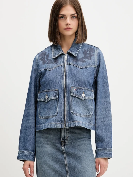 Zdjęcie produktu Tommy Jeans kurtka jeansowa granatowy