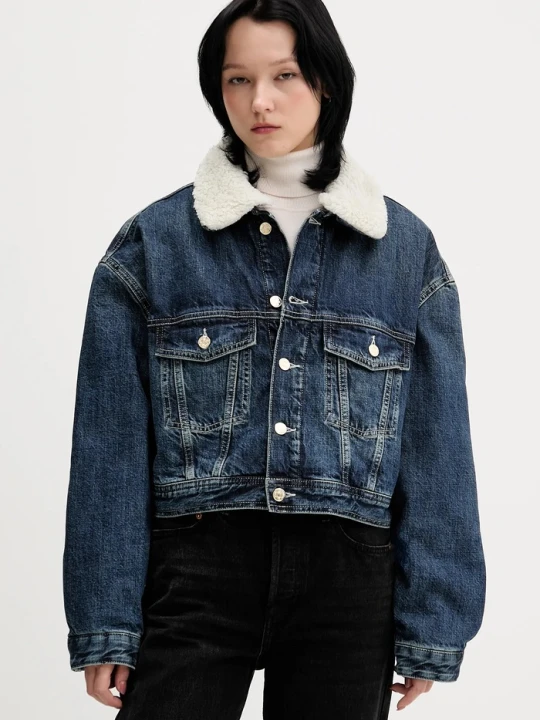 Zdjęcie produktu Tommy Jeans kurtka jeansowa granatowy
