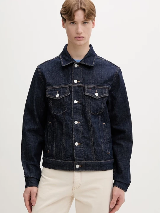 Zdjęcie produktu Tommy Jeans kurtka jeansowa męska jeansowa granatowy