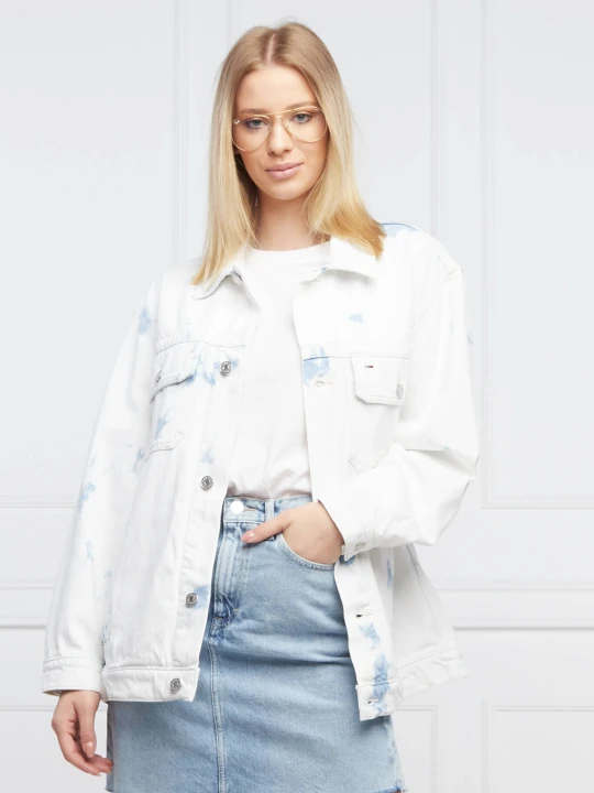 Zdjęcie produktu Tommy Jeans Kurtka jeansowa | Oversize fit błękitny