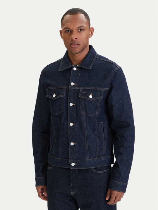 Zdjęcie produktu Tommy Jeans Kurtka jeansowa Ryan DM0DM22984 Granatowy Regular Fit