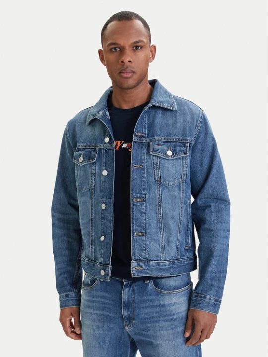 Zdjęcie produktu Tommy Jeans Kurtka jeansowa Ryan DM0DM23003 Niebieski Regular Fit