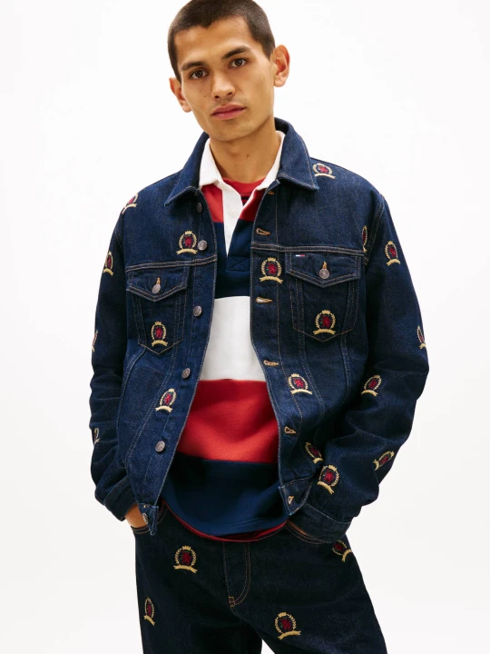 Zdjęcie produktu Tommy Jeans Kurtka jeansowa RYAN EI6059 | Regular Fit granatowy