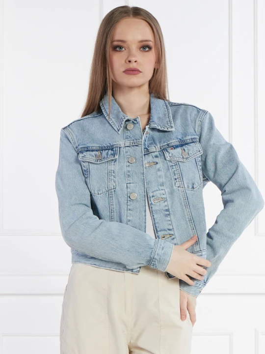 Zdjęcie produktu Tommy Jeans Kurtka jeansowa | Slim Fit niebieski