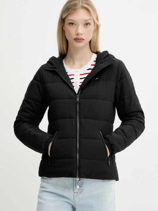 Zdjęcie produktu Tommy Jeans kurtka pikowana damska czarny