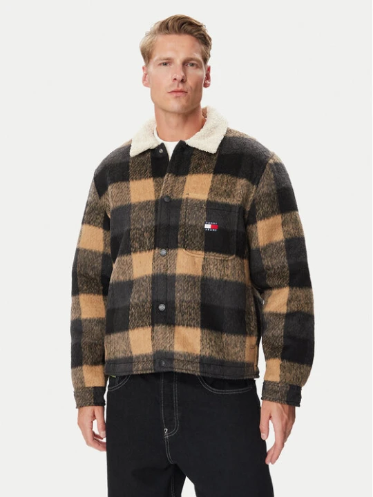 Zdjęcie produktu Tommy Jeans Kurtka koszulowa DM0DM23523 Brązowy Regular Fit