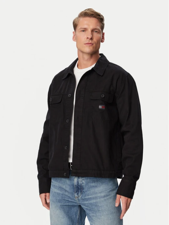 Zdjęcie produktu Tommy Jeans Kurtka koszulowa DM0DM23919 Czarny Regular Fit