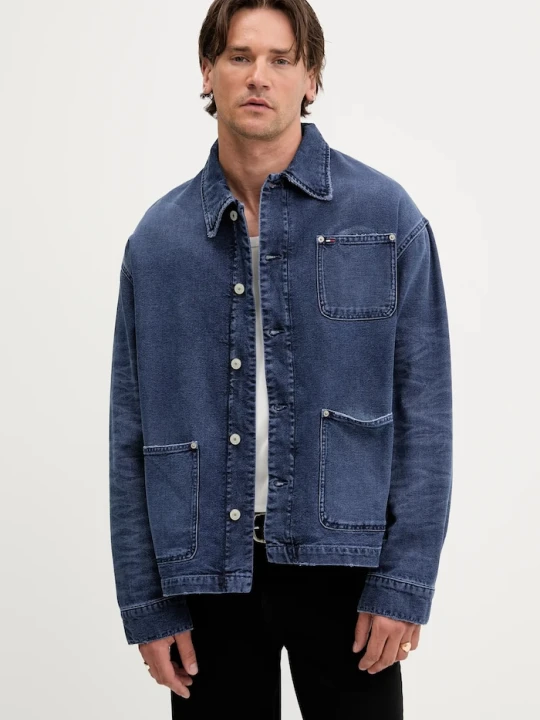 Zdjęcie produktu Tommy Jeans kurtka koszulowa granatowy