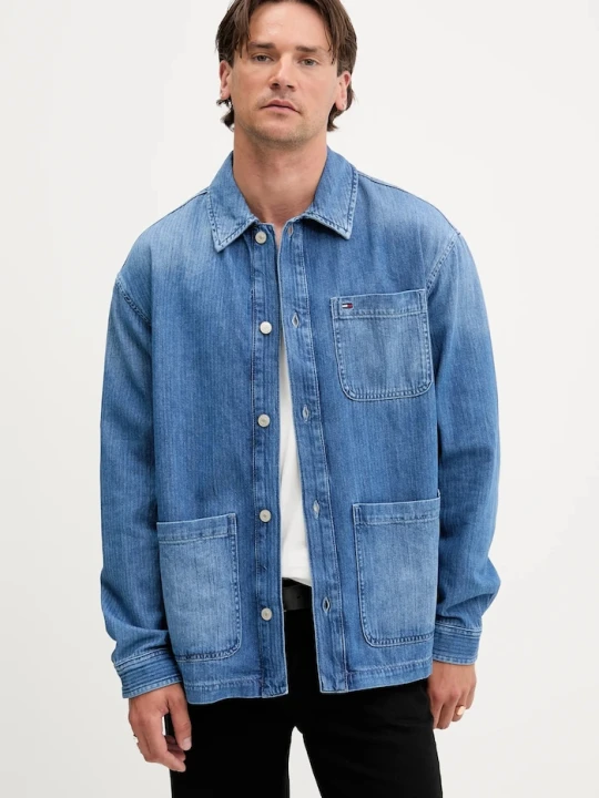 Zdjęcie produktu Tommy Jeans kurtka koszulowa niebieski