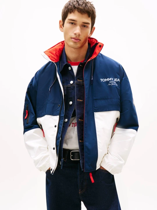 Zdjęcie produktu Tommy Jeans Kurtka | Oversize fit granatowy