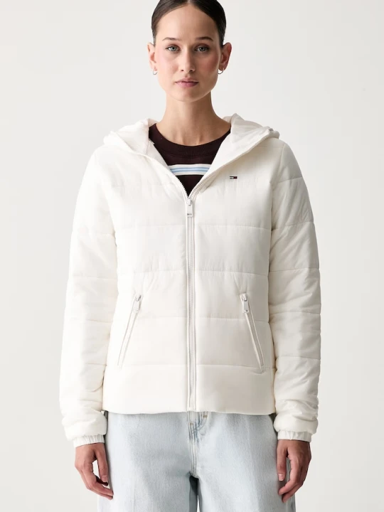 Zdjęcie produktu Tommy Jeans kurtka pikowana damska beżowy