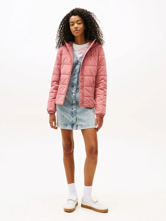 Zdjęcie produktu TOMMY JEANS Kurtka pikowana w kolorze jasnoróżowym rozmiar: L