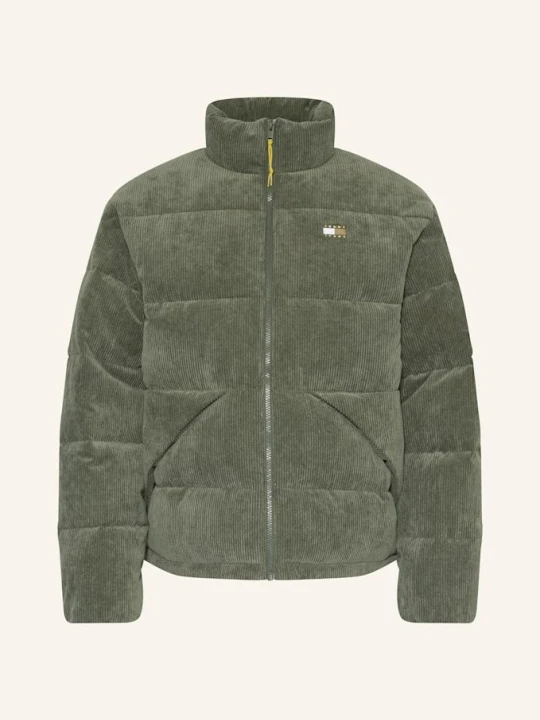 Zdjęcie produktu Tommy Jeans Kurtka Pikowana Ze Sztruksu gruen CIEMNOZIELONY