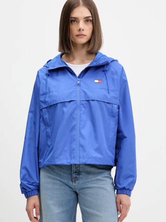 Zdjęcie produktu Tommy Jeans kurtka przejściowa damska fioletowy