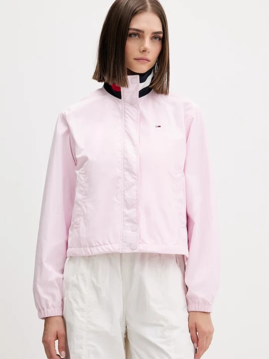 Zdjęcie produktu Tommy Jeans kurtka przejściowa damska różowy