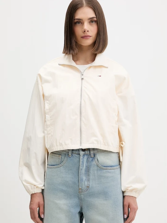 Zdjęcie produktu Tommy Jeans kurtka przejściowa damska beżowy