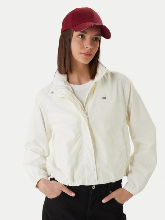 Zdjęcie produktu Tommy Jeans Kurtka przejściowa Essential DW0DW20439 Écru Regular Fit Kremowy