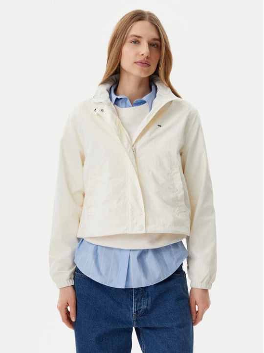 Zdjęcie produktu Tommy Jeans Kurtka przejściowa Essential DW0DW20439 Écru Regular Fit Kremowy