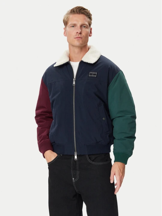 Zdjęcie produktu Tommy Jeans Kurtka przejściowa Flag Aviator DM0DM23499 Granatowy Regular Fit