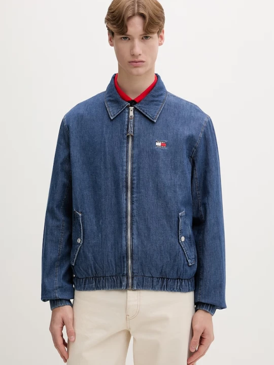Zdjęcie produktu Tommy Jeans kurtka przejściowa męska jeansowa niebieski