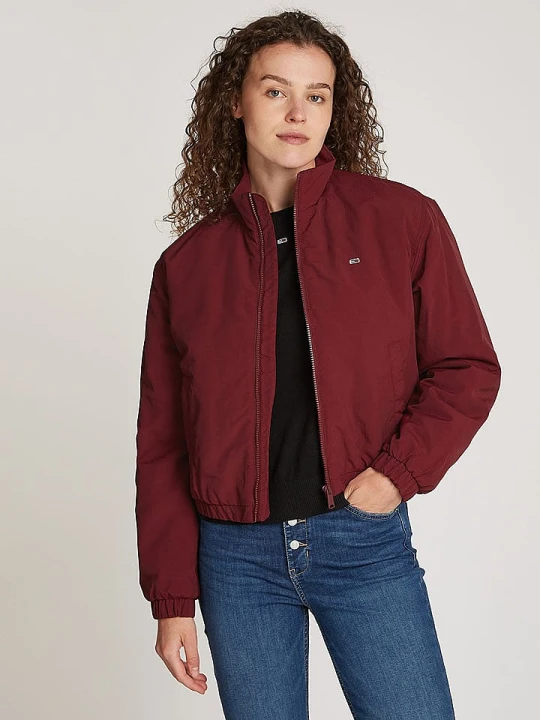Zdjęcie produktu TOMMY JEANS Kurtka przejściowa w kolorze bordowym rozmiar: M