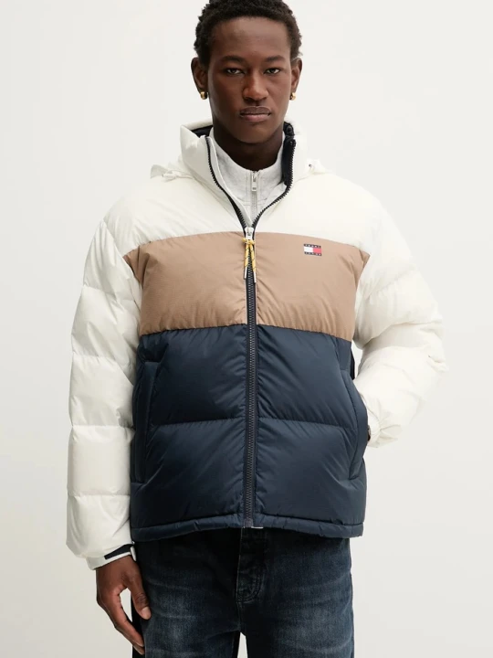 Zdjęcie produktu Tommy Jeans kurtka puchowa granatowy