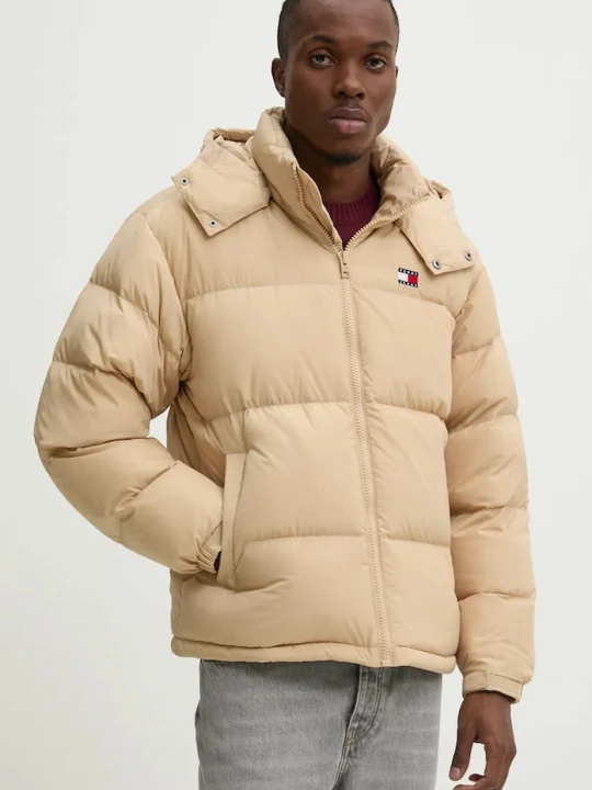 Zdjęcie produktu Tommy Jeans kurtka puchowa beżowy