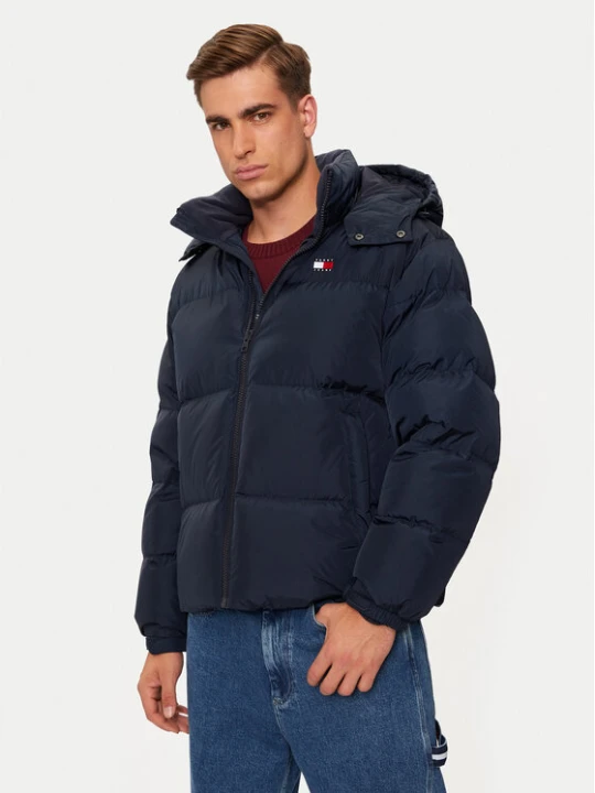 Zdjęcie produktu Tommy Jeans Kurtka puchowa Alaska DM0DM20479 Granatowy Regular Fit
