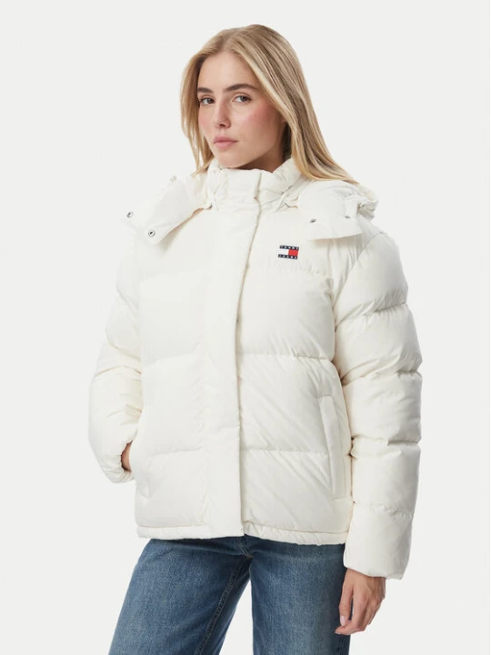 Zdjęcie produktu Tommy Jeans Kurtka puchowa Alaska DW0DW18610 Biały Regular Fit