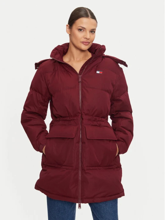 Zdjęcie produktu Tommy Jeans Kurtka puchowa Alaska DW0DW18821 Bordowy Regular Fit