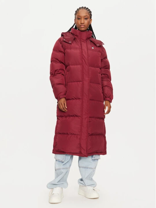 Zdjęcie produktu Tommy Jeans Kurtka puchowa Alaska DW0DW18860 Bordowy Regular Fit