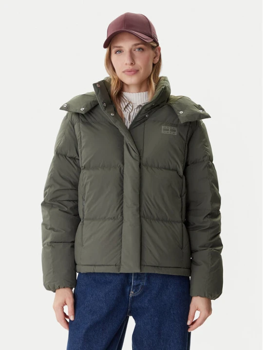 Zdjęcie produktu Tommy Jeans Kurtka puchowa Alaska DW0DW21623 Zielony Relaxed Fit