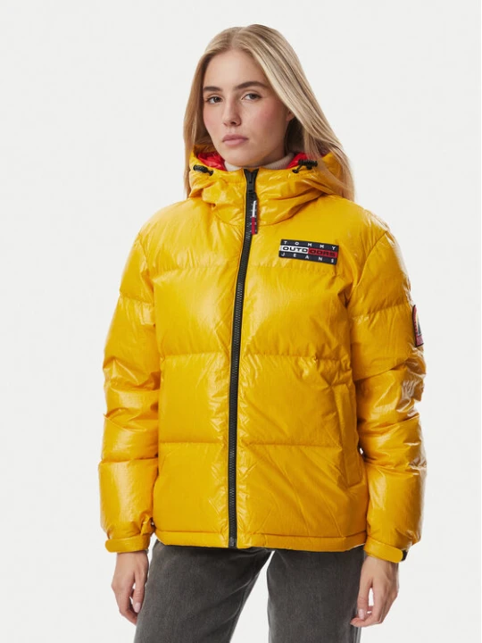 Zdjęcie produktu Tommy Jeans Kurtka puchowa Alaska DW0DW23802 Żółty Oversize