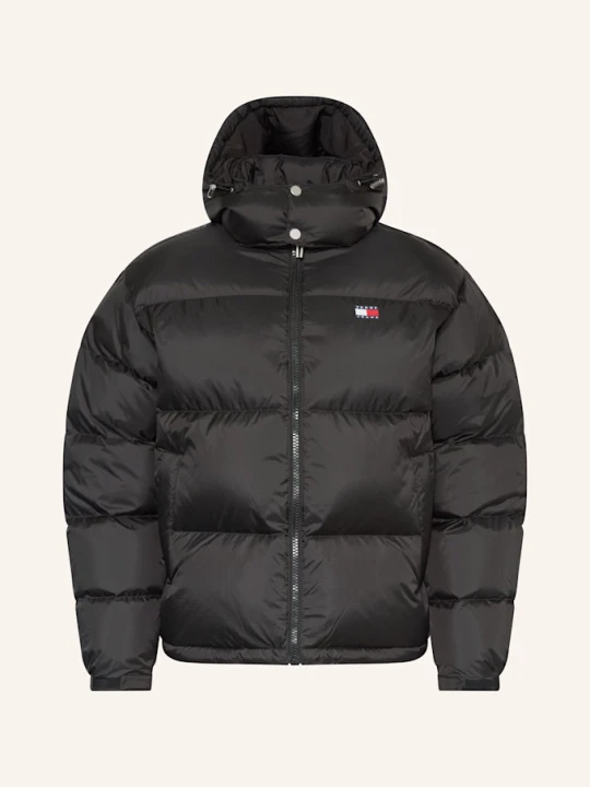 Zdjęcie produktu Tommy Jeans Kurtka Puchowa Aurora Z Odpinanym Kapturem schwarz CZARNY