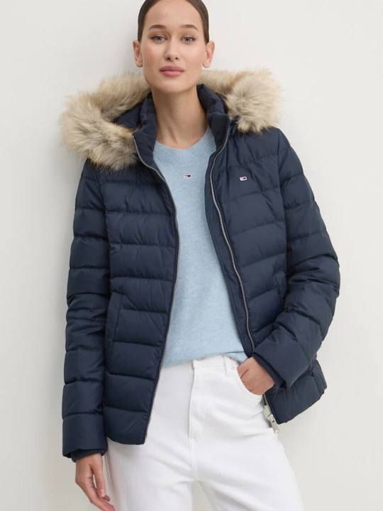Zdjęcie produktu Tommy Jeans kurtka puchowa granatowy