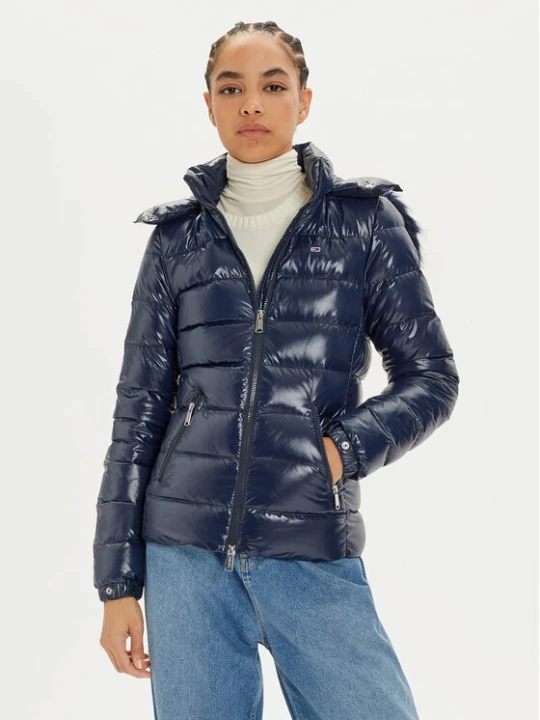 Zdjęcie produktu Tommy Jeans Kurtka puchowa DW0DW19926 Granatowy Regular Fit