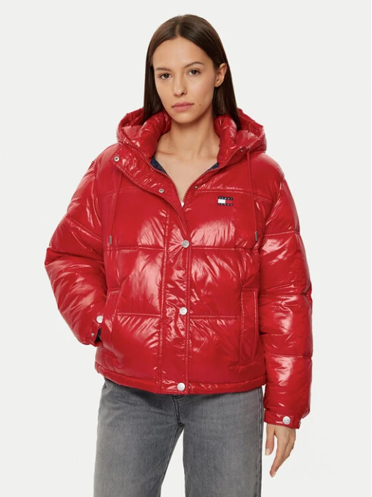 Zdjęcie produktu Tommy Jeans Kurtka puchowa DW0DW20210 Czerwony Regular Fit