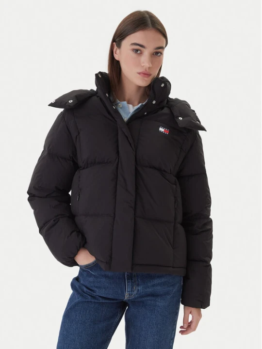 Zdjęcie produktu Tommy Jeans Kurtka puchowa DW0DW21623 Czarny Regular Fit