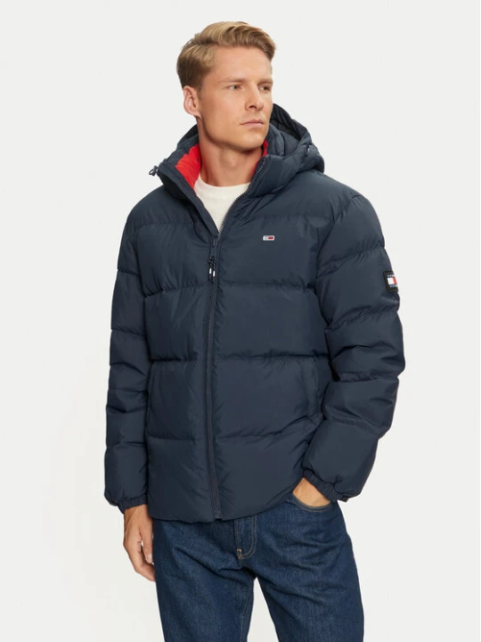 Zdjęcie produktu Tommy Jeans Kurtka puchowa Essential DM0DM19786 Granatowy Regular Fit