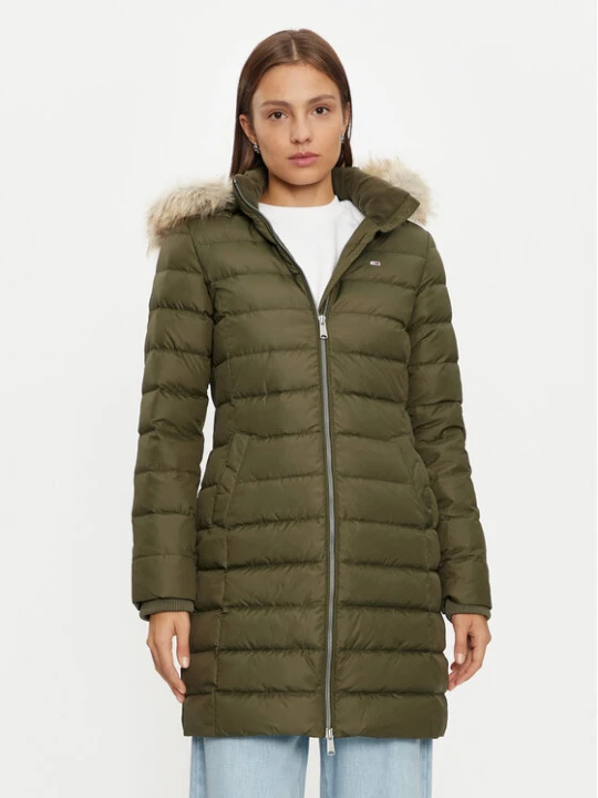 Zdjęcie produktu Tommy Jeans Kurtka puchowa Essential DW0DW18864 Zielony Slim Fit
