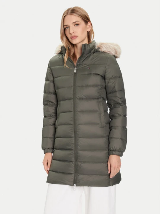 Zdjęcie produktu Tommy Jeans Kurtka puchowa Essential DW0DW18864 Zielony Slim Fit