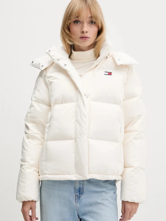 Zdjęcie produktu Tommy Jeans kurtka puchowa beżowy