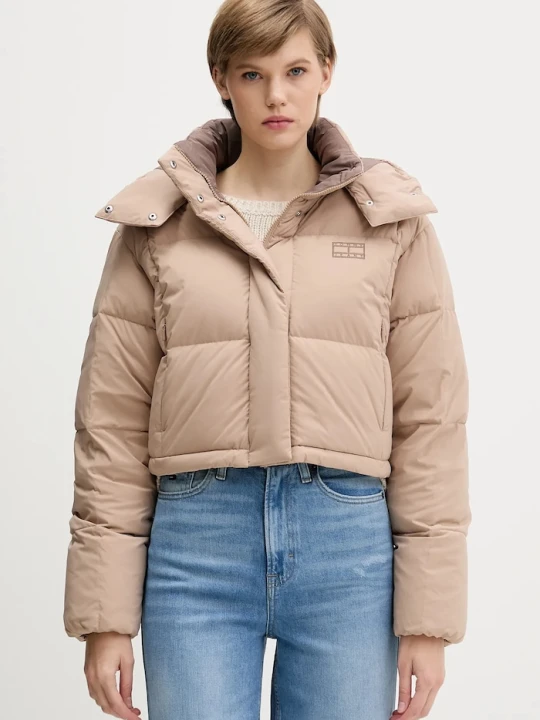 Zdjęcie produktu Tommy Jeans kurtka puchowa beżowy