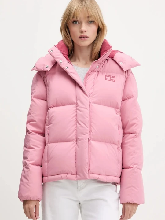 Zdjęcie produktu Tommy Jeans kurtka puchowa różowy