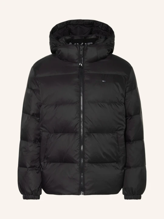 Zdjęcie produktu Tommy Jeans Kurtka Puchowa Z Odpinanym Kapturem schwarz CZARNY