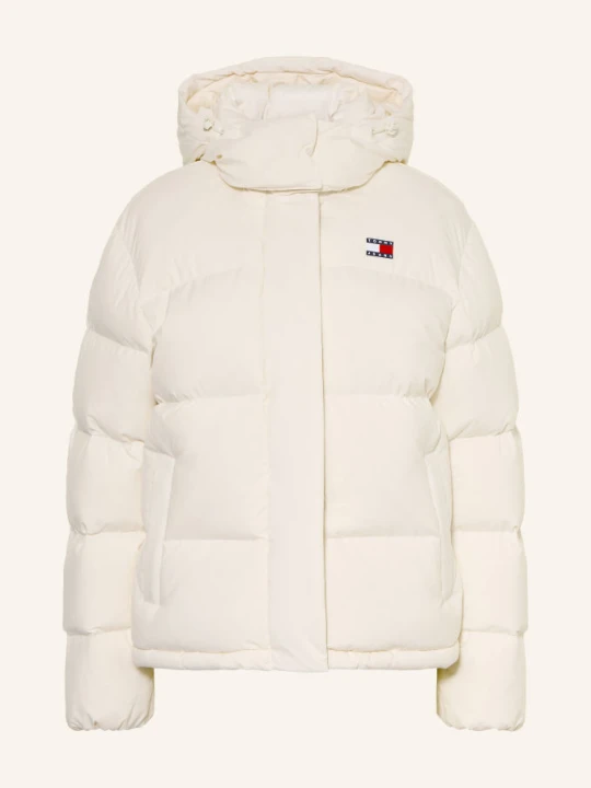 Zdjęcie produktu Tommy Jeans Kurtka Puchowa Z Odpinanym Kapturem weiss BIAŁY