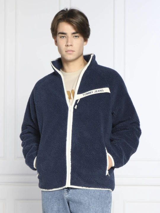 Zdjęcie produktu Tommy Jeans Kurtka RINDING SHERPA | Relaxed fit granatowy