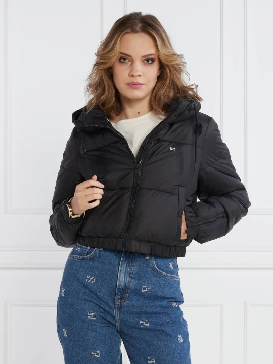 Zdjęcie produktu Tommy Jeans Kurtka TJW CRP HOODED PUFFER | Cropped Fit