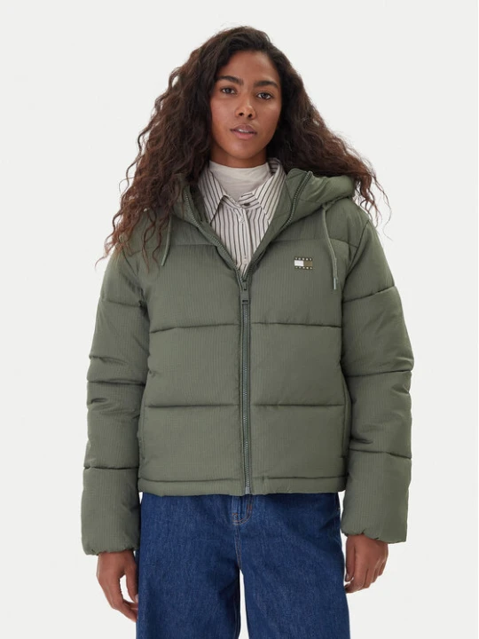 Zdjęcie produktu Tommy Jeans Kurtka zimowa DW0DW21625 Zielony Regular Fit